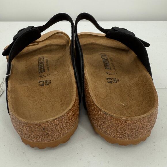 NWT Birkenstock Arizona Cork Brown Split Birko-Flor Nubuck Size 10/43 - Picture 6 of 11